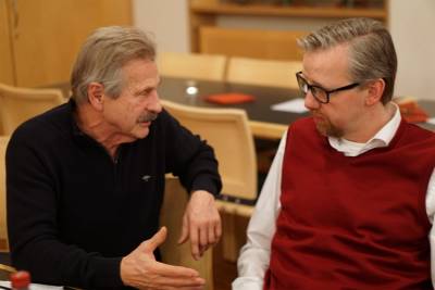 Gnther Gfrhrer und Prof. Dr. Christoph Runde, Direktor des VDC