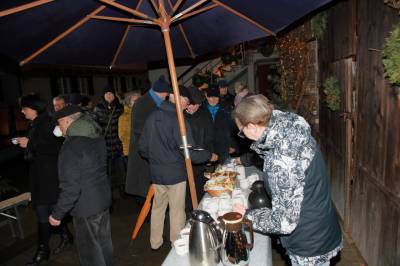 Bewirtung durch Familie Hummel