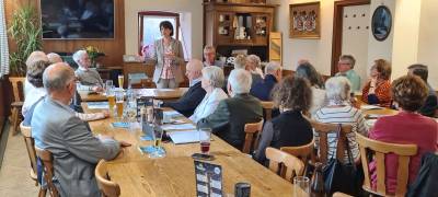 Frau Oberbrgermeisterin Zull bei Ihrem Gruwort