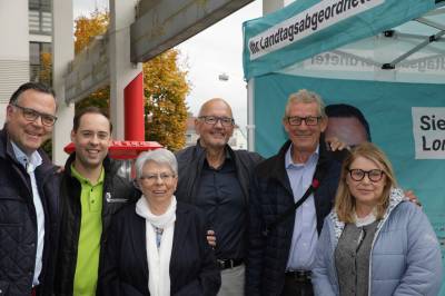 Ein starkes Team - Siegfried Lorek, Julian Deifel, Christel Schwegler, Klaus Knauer, Gunnar Hrtling und Sandra Schmidgall-Appl