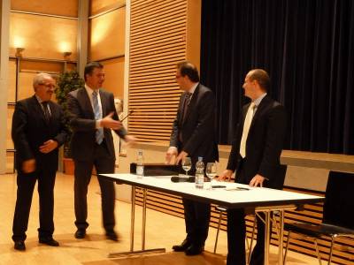 Harald Rienth, Christoph Palm, Georg Wacker, Matthias Prfrock (v.l.n.r.)