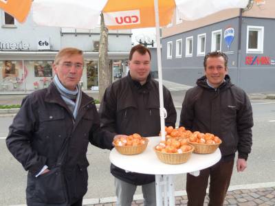 Hans-Ulrich Spieth, Frank Selle und Gianni Di Martino