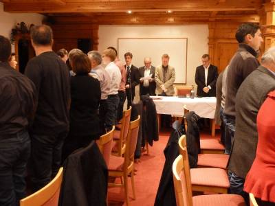 Fabian Zahlecker erinnert an Manfred Rommel. 