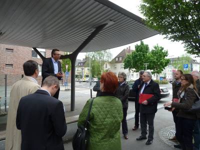 Mit dabei waren u.a. Joachim Pfeiffer MdB, Matthias Prfrock MdL, Roswitha Schenk und Elke Kreiser aus der Regionalfraktion sowie interessierte Mitglieder und Kandidaten der Fellbacher CDU und der benachbarten Ortsverbnde.