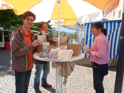 Stand in Schmiden - mit Fabian Zahlecker, Volker Kurz und Christina Schwinghammer