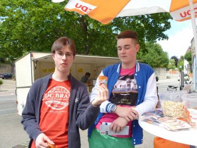 Gummibrchen, fr die CDU hergestellt von einer Bonner Firma - ich komm\' grad nicht auf den Namen...