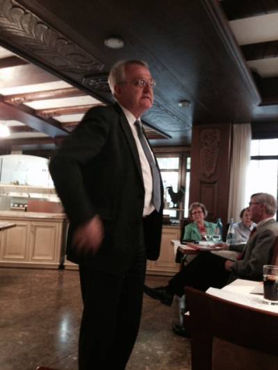 Rainer Wieland im Hotel Hirsch bei der SeniorenUnion