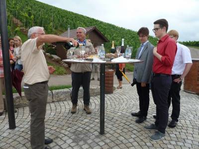 Neben Secco und Frutto wurden Ksewrfel und Peitschen gereicht.