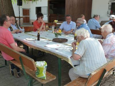 Auch der Kreisvorsitzende Joachim Pfeiffer schaute vorbei