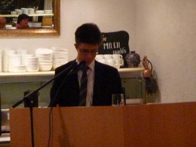 Fabian Zahlecker, Geschftsfhrer des Stadtverbands, lsst das vergangene Jahr seit der Neuwahl des Vorstands, Revue passieren.