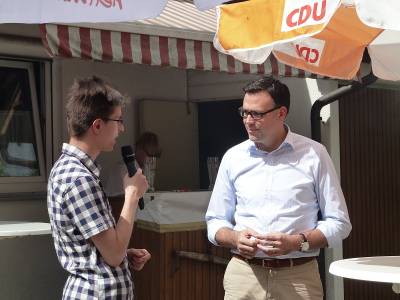 Siegfried Lorek wird acht Monate vor den Wahlen zum aktuellen Stand seiner Wahlkampfplanung interviewt. 