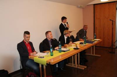 Dominic Scheim, David Mller, Stefan Hmmerle, Fabian Zahlecker, Hans-Ulrich Spieth (v.l.n.r.)