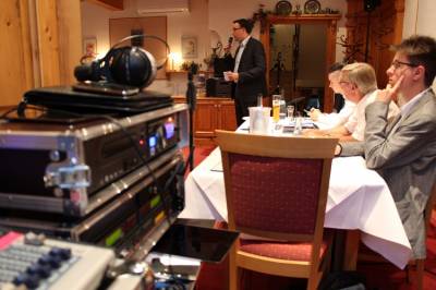 Danke auch an die Technik