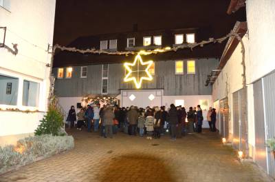 Der Eingang in den Hof von Erhard Hess.  - Der Eingang in den Hof von Erhard Hess. 