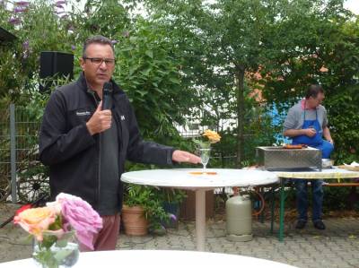 Dr. Joachim Pfeiffer MdB bei seiner kurzen Ansprache