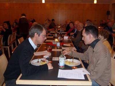 Gemtliche Atmosphre in der Neuen Kelter