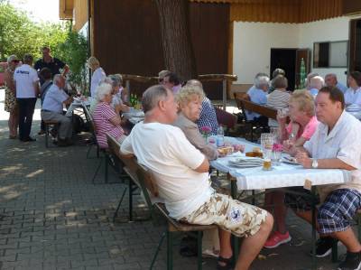 Auf dem Schimmelhof von Hans Pfund trifft sich die CDU jedes Jahr vor der Sommerpause